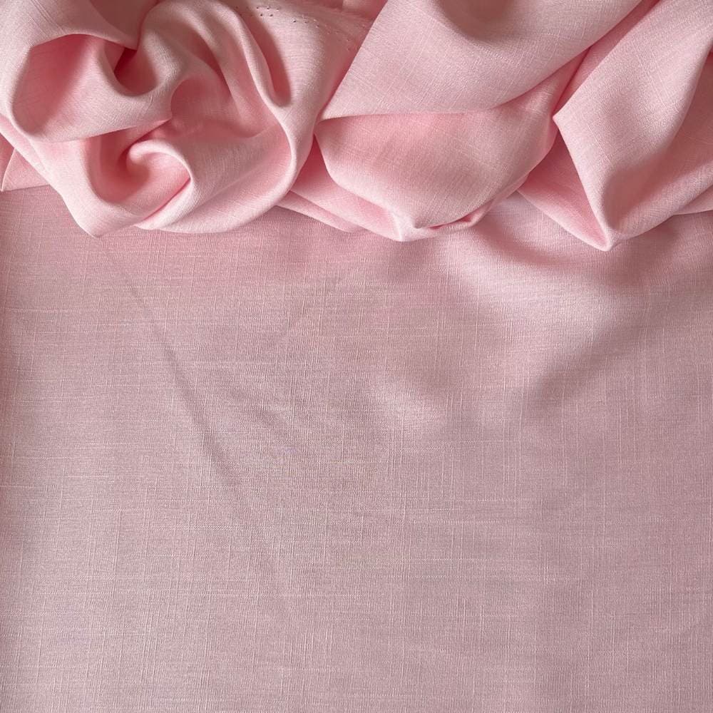 Tecido Viscolinho Rosa Bebê