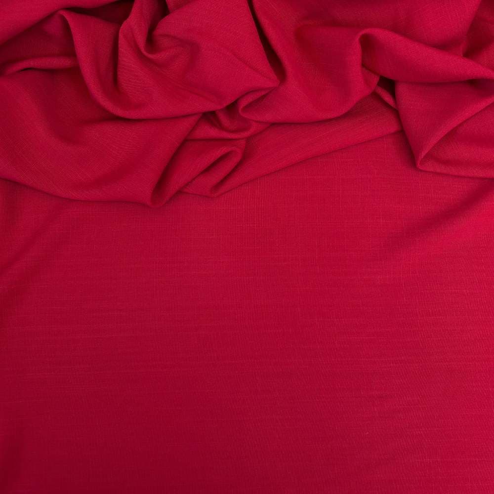 Tecido Viscolinho Vermelho Ferrari