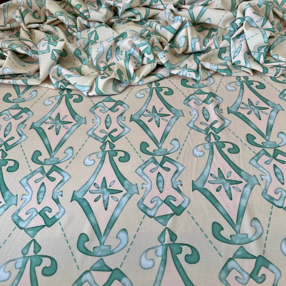 Tecido Estampado Viscoseda  523 - atacado