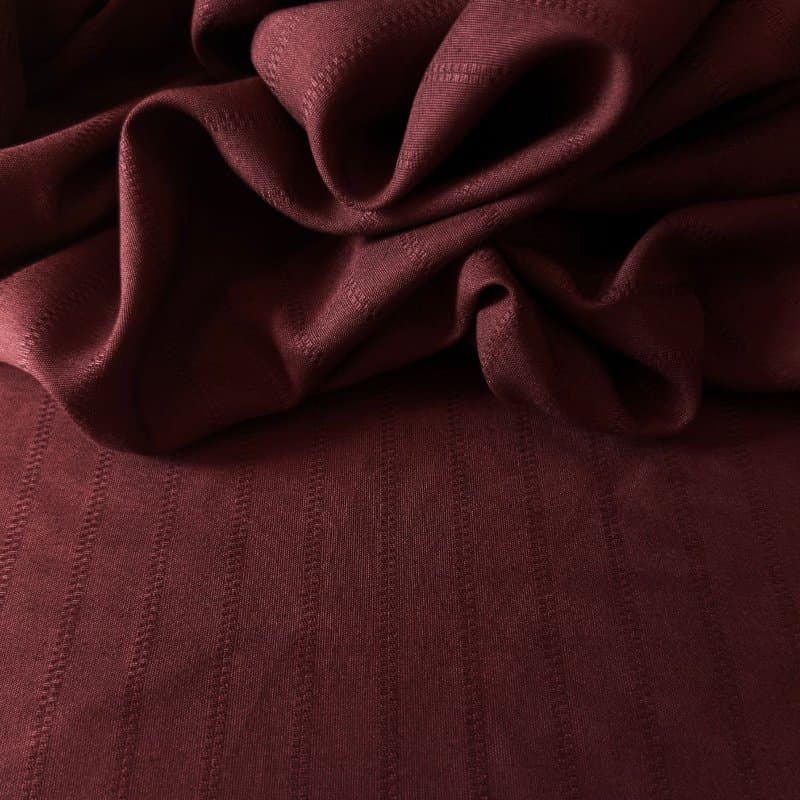 Tecido Viscose Supreme Bordado Bordô