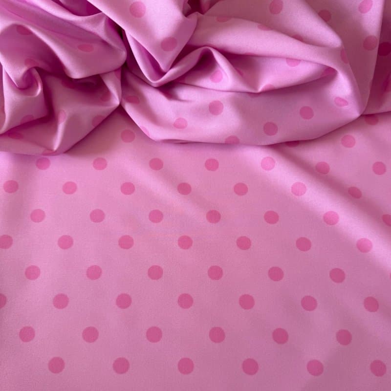 Tecido Estampado Viscoseda POA - Rosa Chiclete