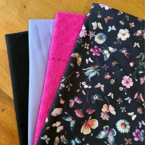 Combo OPORTUNIDADE - Floral Preto e Rosa