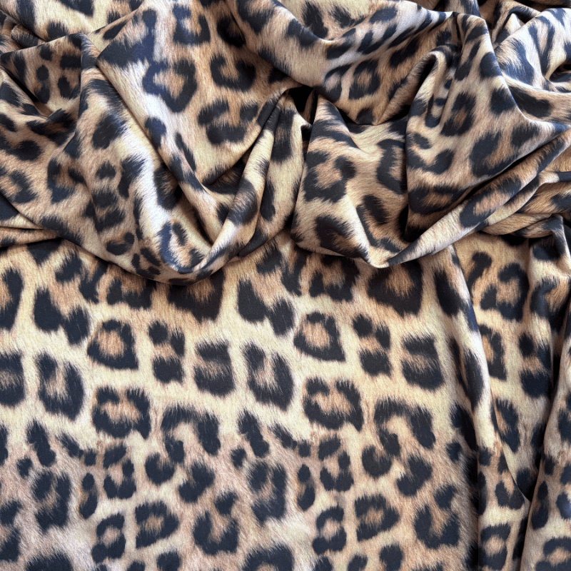 Tecido Estampado Viscoseda Oncinha Animal Print