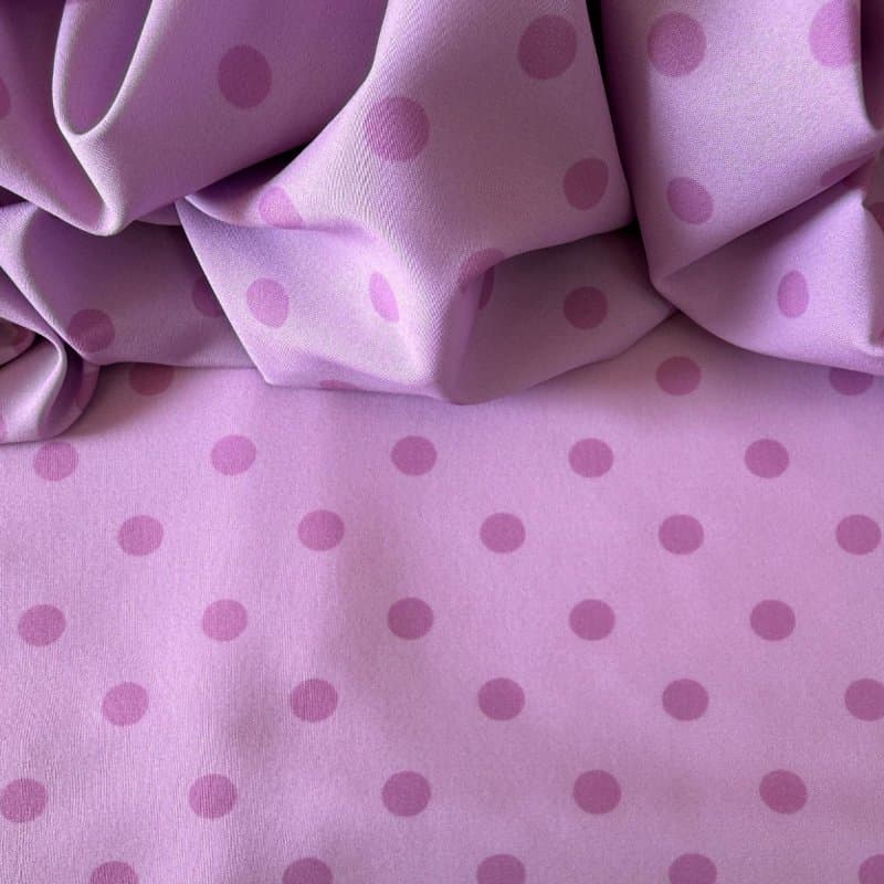 Tecido Estampado Viscoseda POA - Lilás