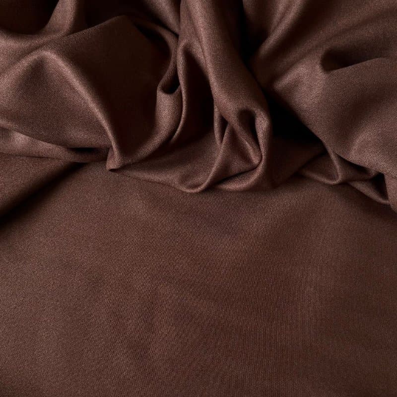 Tecido Viscose Supreme Lisa Marrom Chocolate LIVE