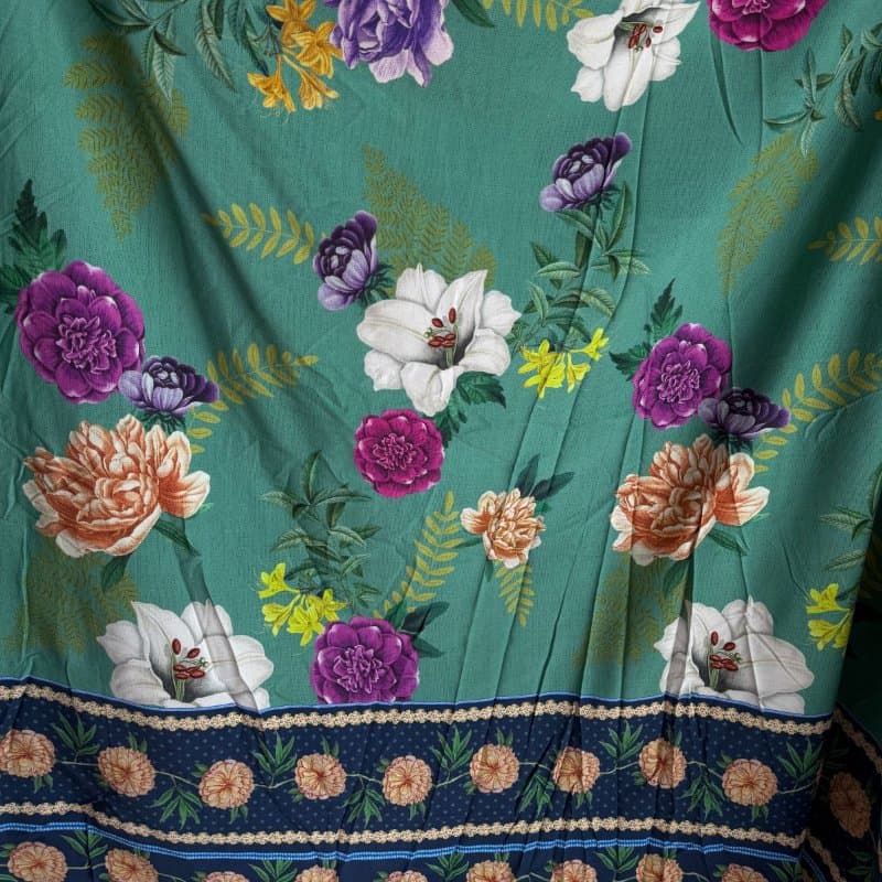 Tecido Viscose 100% - Flor de Menina