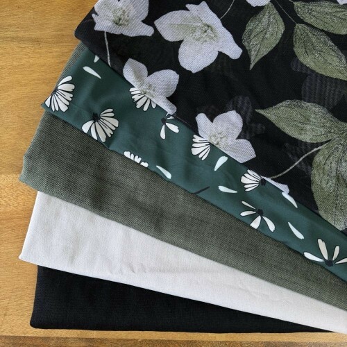 Kits de Tecidos 02 - Verde Floral Kits de Tecidos 02 - Verde Floral
