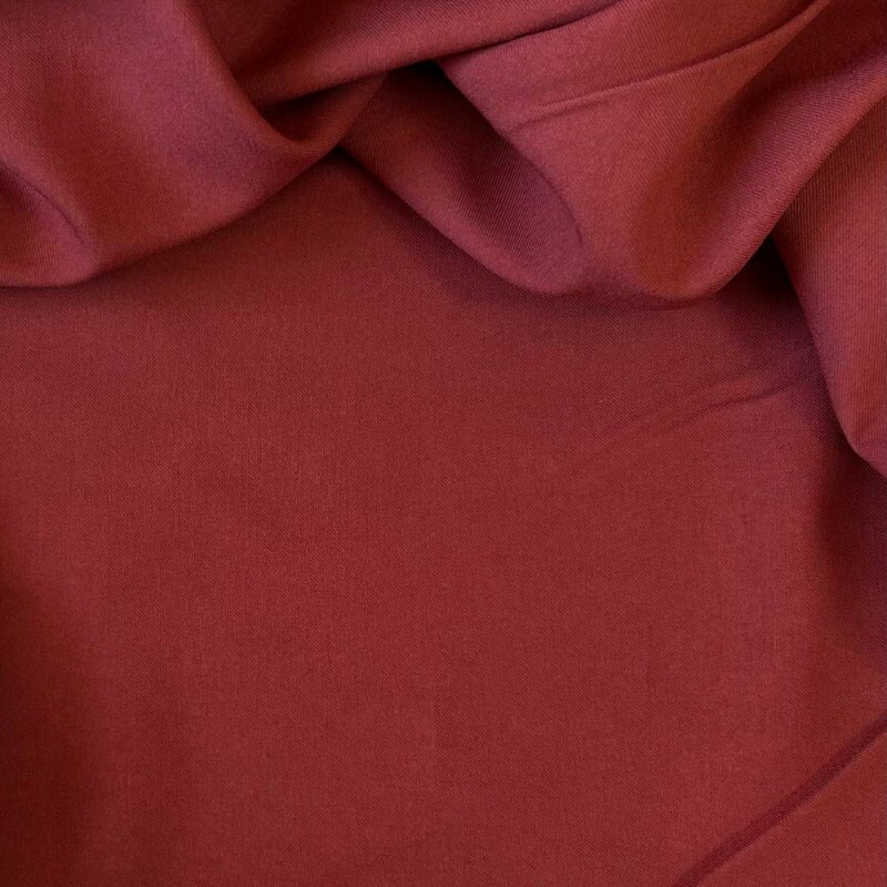 Tecido Alfaiataria Liocel Marrant Premium Barro Vermelho