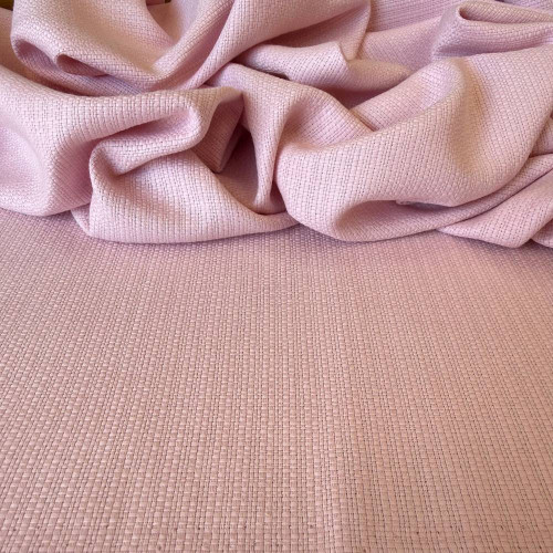  Tecido Algodão com Linho Provença - Rosa Bebê