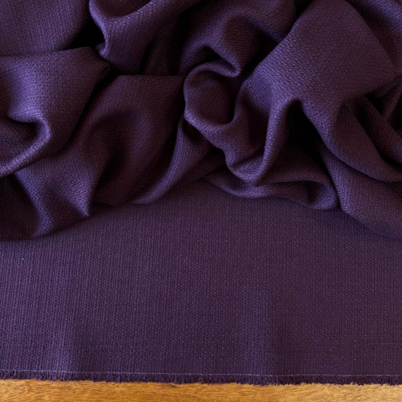  Tecido Algodão com Linho Provença - Roxo Uva