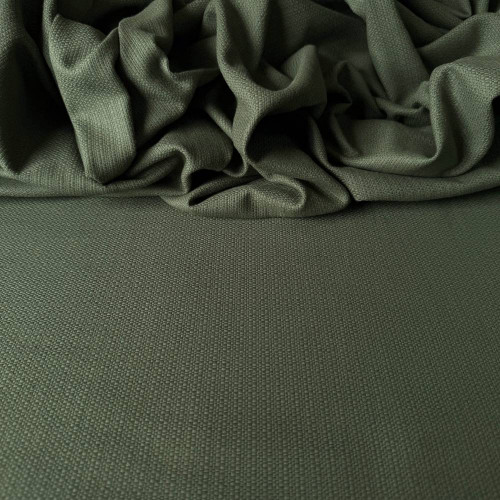 Tecido Algodão com Linho Provença - Verde Militar