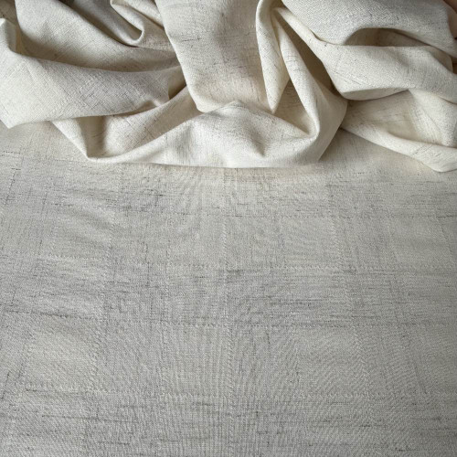 Tecido Cambraia de Algodão e Linho -  Natural