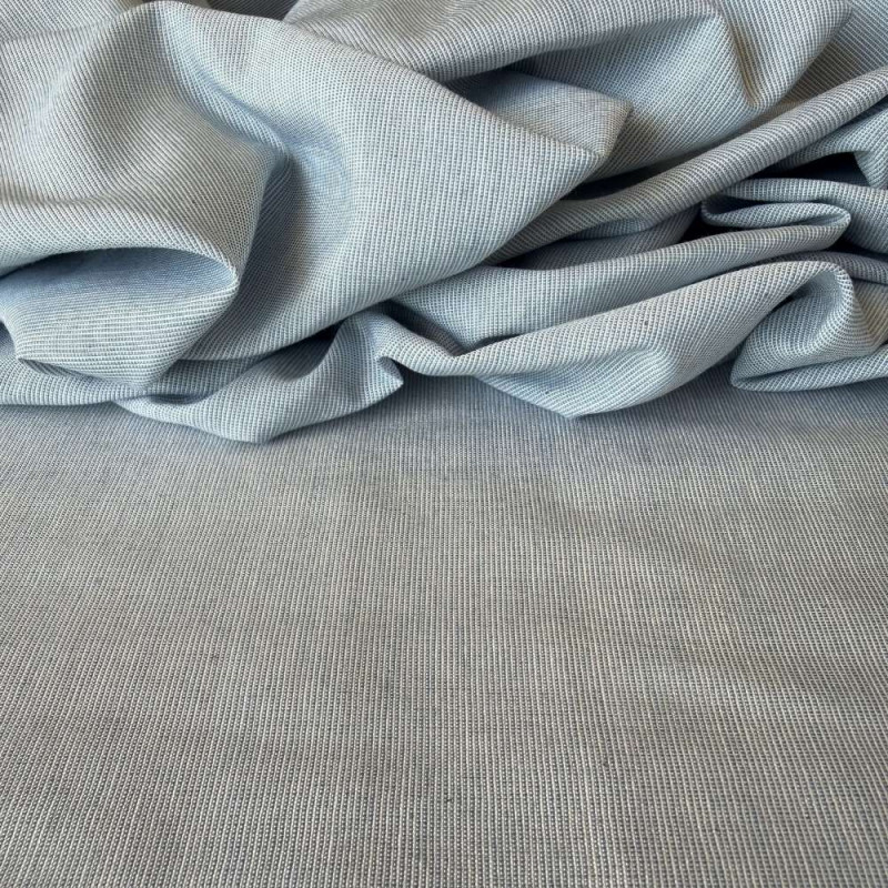 Tecido Cambraia de Algodão, Liocel e Linho - Azul Bebê Tecido Cambraia de Algodão, Liocel e Linho - Azul Bebê