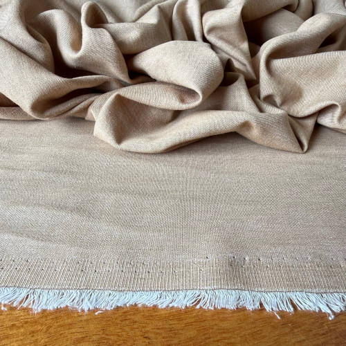  Tecido Chambre Jeans Leve - Bege