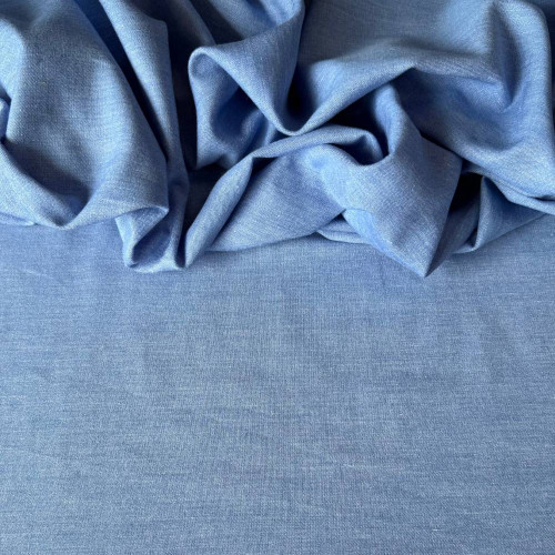  Tecido Chambre Jeans Leve - Azul Claro