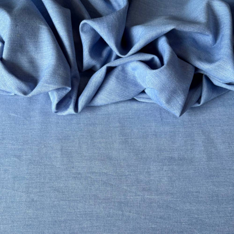 Tecido Chambre Jeans Leve - Azul Claro Tecido Chambre Jeans Leve - Azul Claro
