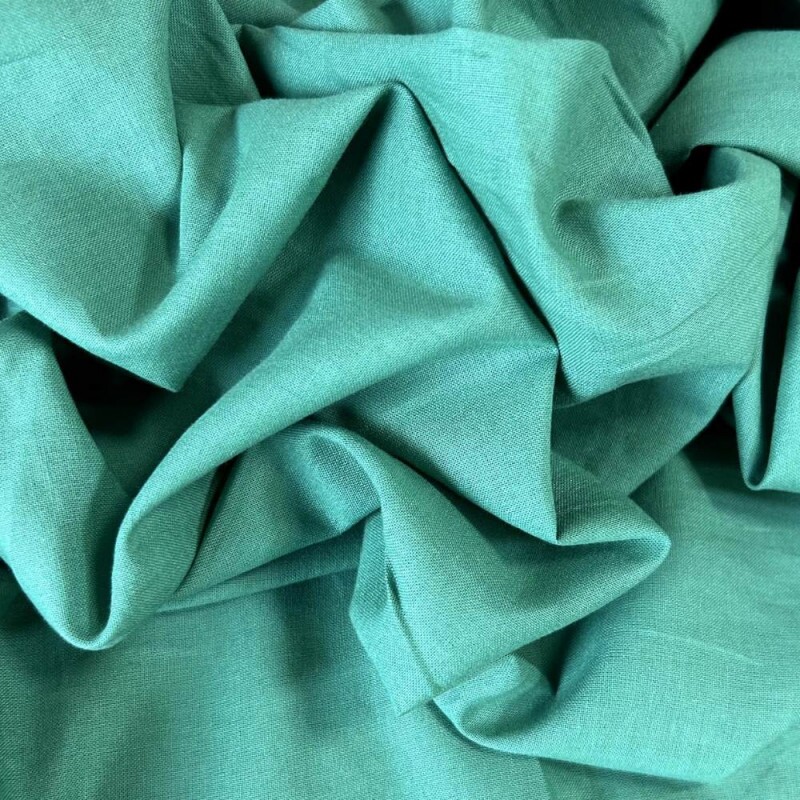  Tecido Algodão com Linho Verde