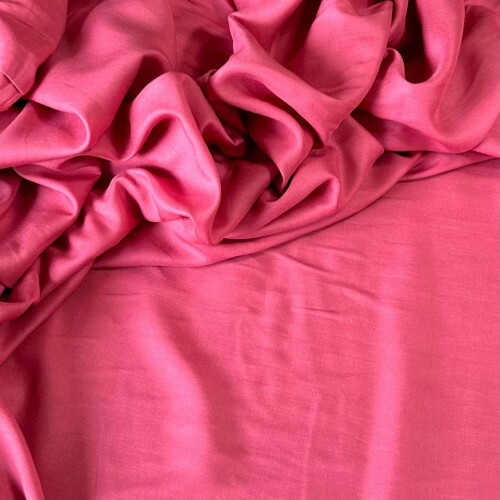 Tecido 100% Viscose Lisa - Rosa Coral Tecido 100% Viscose Lisa - Rosa Coral
