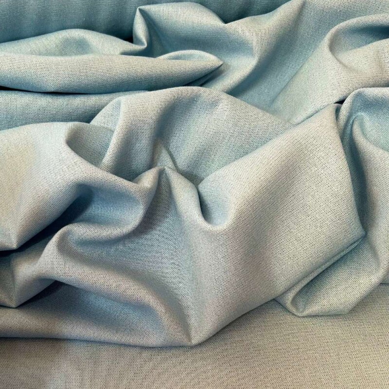 Tecido Linho com Elastano Premium Azul Capri