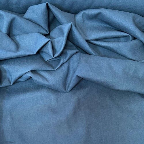 Tecido Linho com Elastano Premium Azul Cobalto