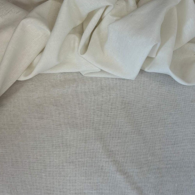 Tecido Linho com Elastano Premium Branco