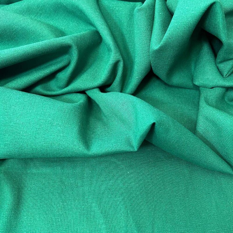 Tecido Linho com Elastano Premium Verde Garden
