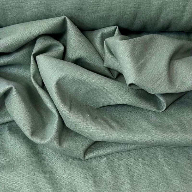 Tecido Linho com Elastano Premium Verde Menta