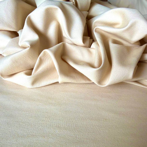 Tecido Sarja com Liocel e Elastano para Alfaiataria Premium - Bege Tecido Sarja com Liocel e Elastano para Alfaiataria Premium - Bege