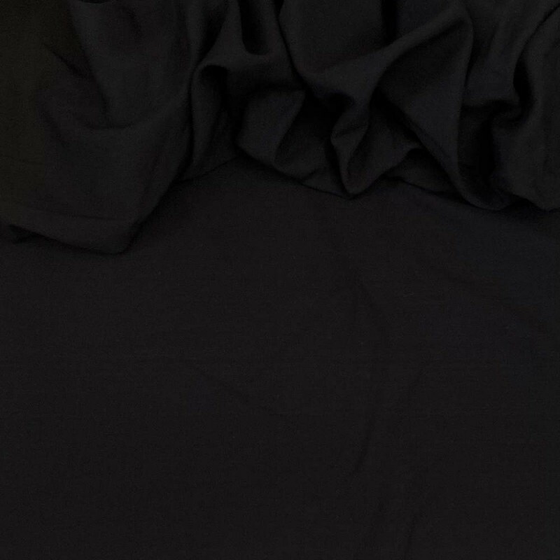 Tecido Viscolinho Preto Tecido Viscolinho Preto