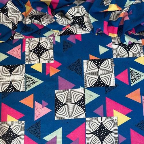  Tecido Estampado 100% Viscose Art Pop