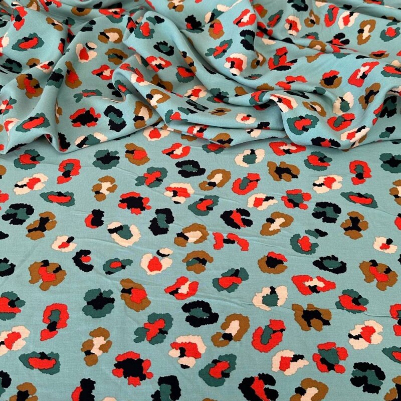  Tecido Estampado 100% Viscose  - 12