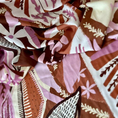  Tecido Estampado 100% Viscose  - 60