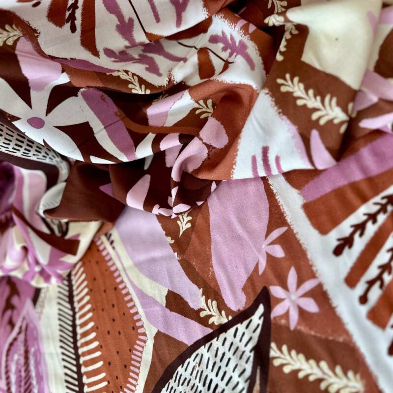 Tecido Estampado 100% Viscose  - 60