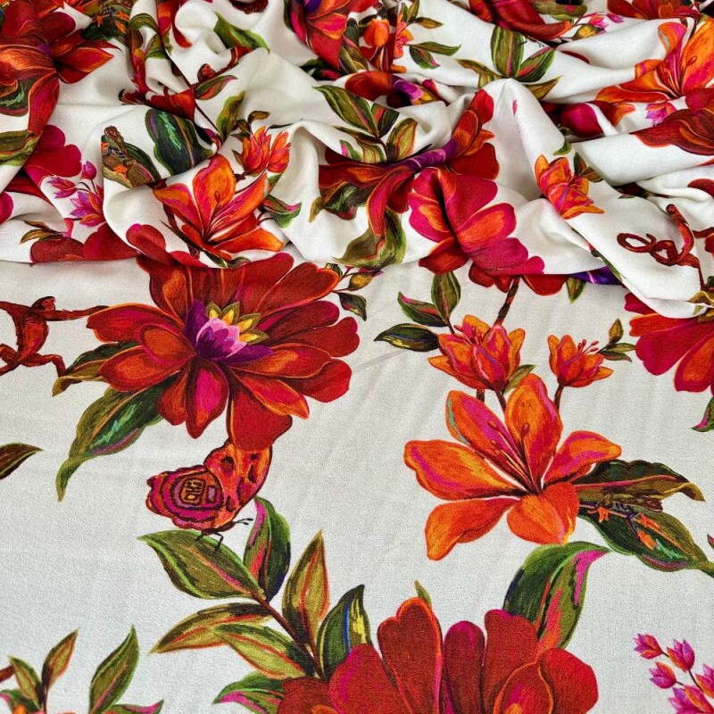  Tecido Estampado 100% Viscose  - 63