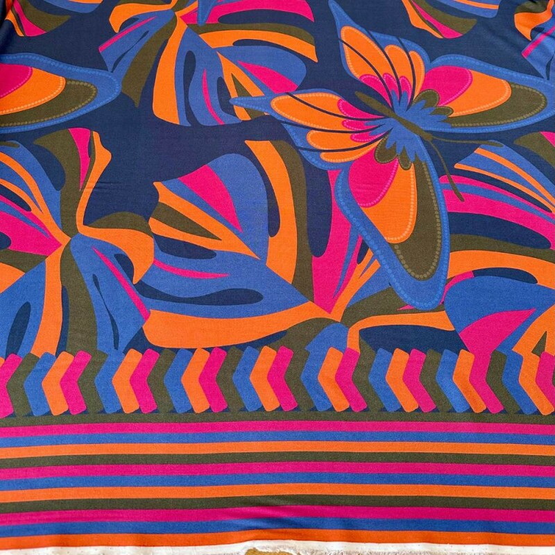 Tecido Estampado 100% Viscose  - 64