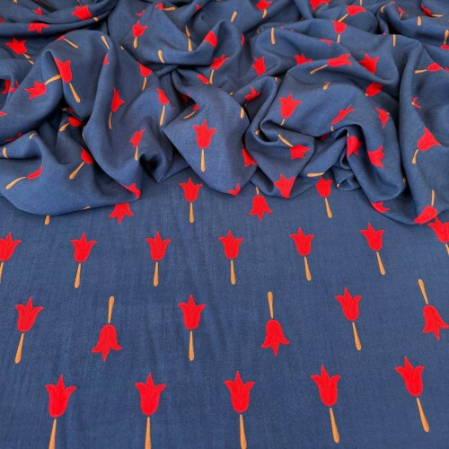  Tecido Estampado 100% Viscose  - 68