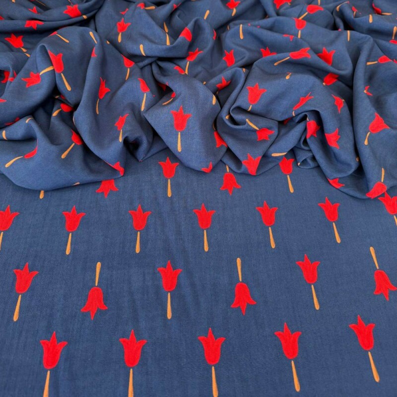  Tecido Estampado 100% Viscose  - 68