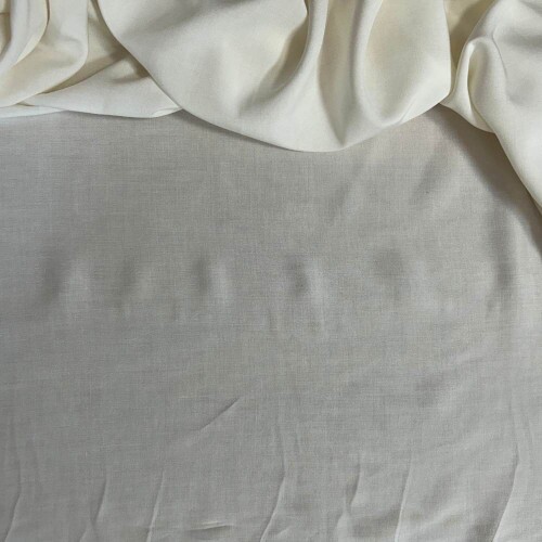  Tecido Estampado 100% Viscose Lisa Branca