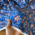 Tecido Estampado Viscoseda Caxemir Paisley Azul