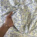 Tecido Estampado Viscoseda POÁ Amarelo, Azul e Verde