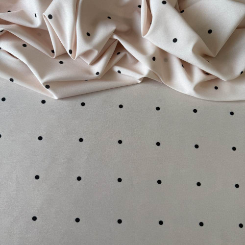 Tecido Estampado Viscoseda - POÁ Salmão