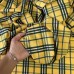 Tecido Estampado Viscoseda Xadrez Amarelo e Verde