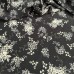 Tecido Estampado Viscoseda flores black - Atacado