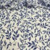 Tecido Estampado Viscoseda folhas azuis1 - Atacado