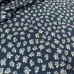 Tecido Estampado Viscoseda flores brancas - Atacado