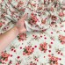 Tecido Estampado Viscoseda floral coral - Atacado