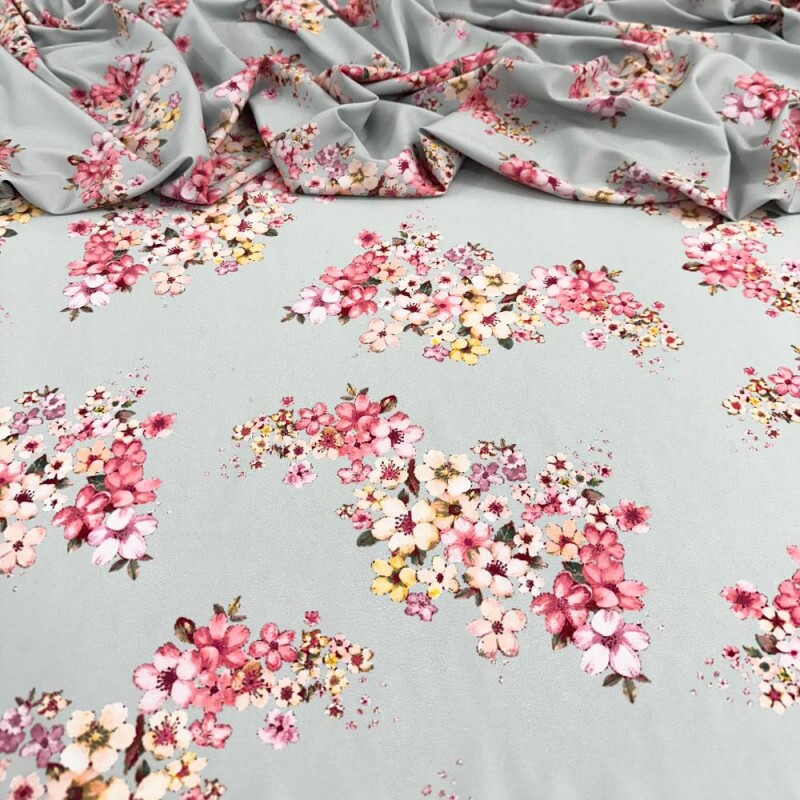 Tecido Estampado Viscoseda floral - Atacado