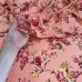 Tecido Estampado Viscoseda floral laranja - Atacado