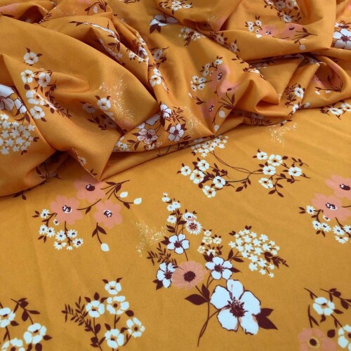 Tecido Estampado Viscoseda flores 2 - Atacado
