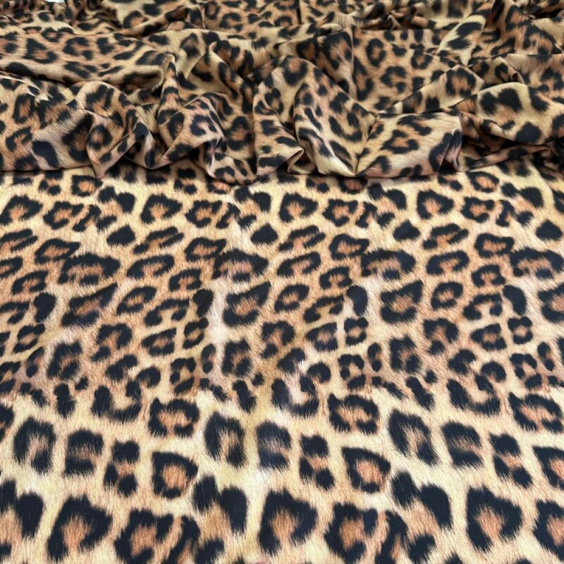 Tecido Estampado Viscoseda Animal print 3 - Atacado